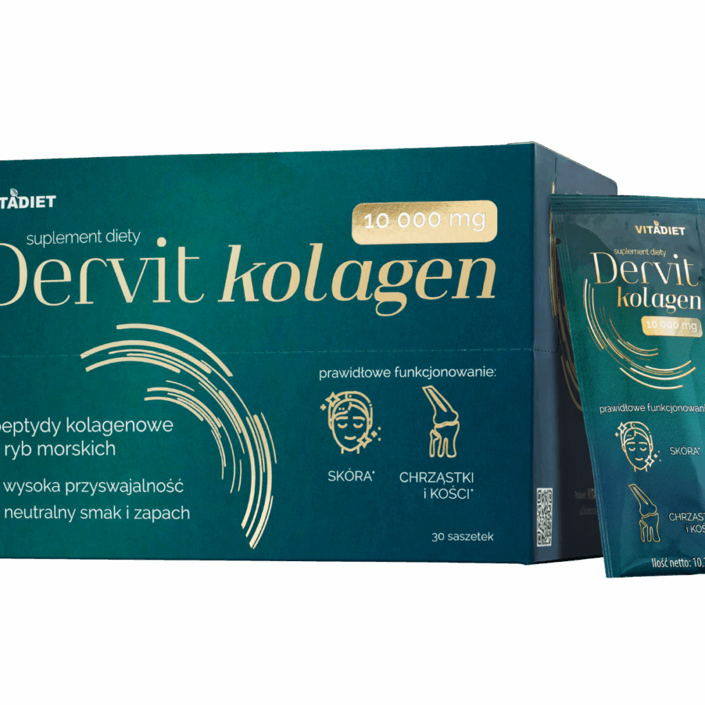 Dervit Kolagen 10000 mg 30 saszetek suplement diety