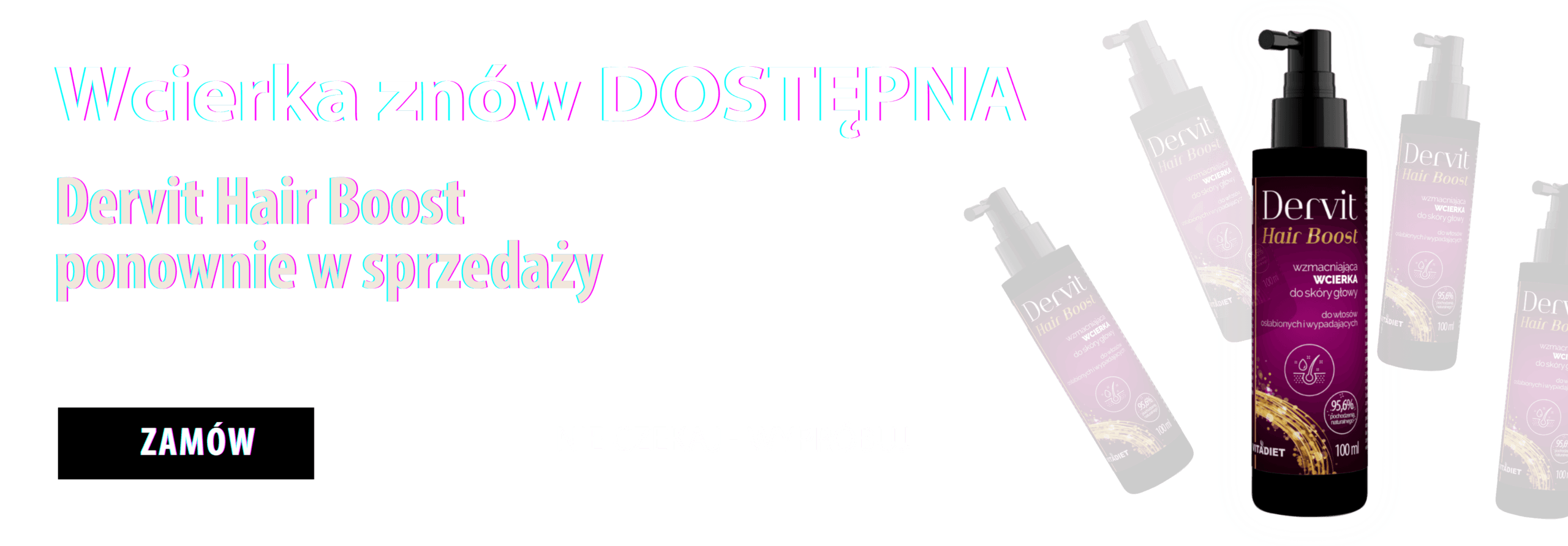 Wcierka Dervit Hair boost dostępność
